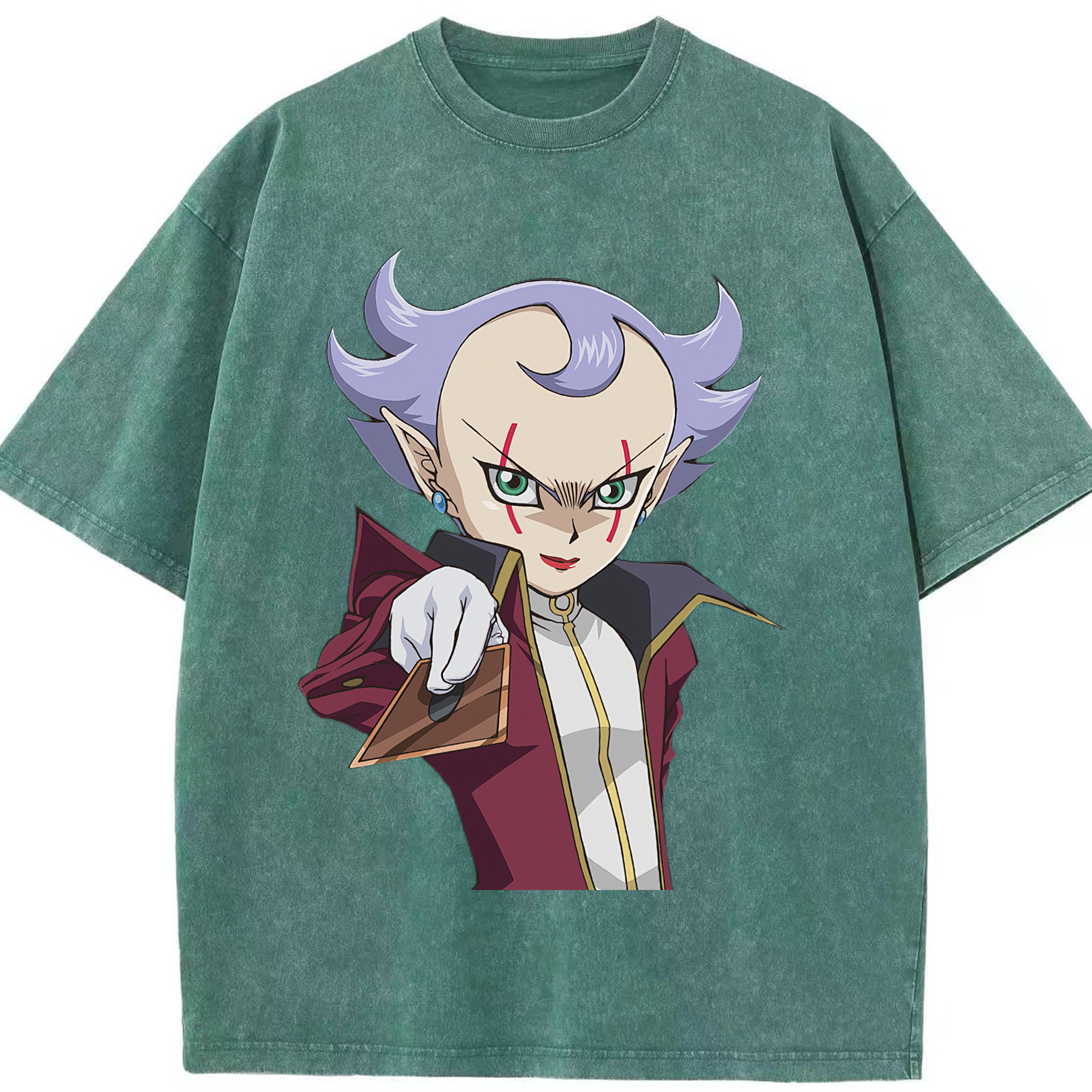 （画像用） 遊☆戯☆王 Yu-Gi-Oh! 綿100% ヴィンテージ風 半袖Tシャツ（フロントプリント）